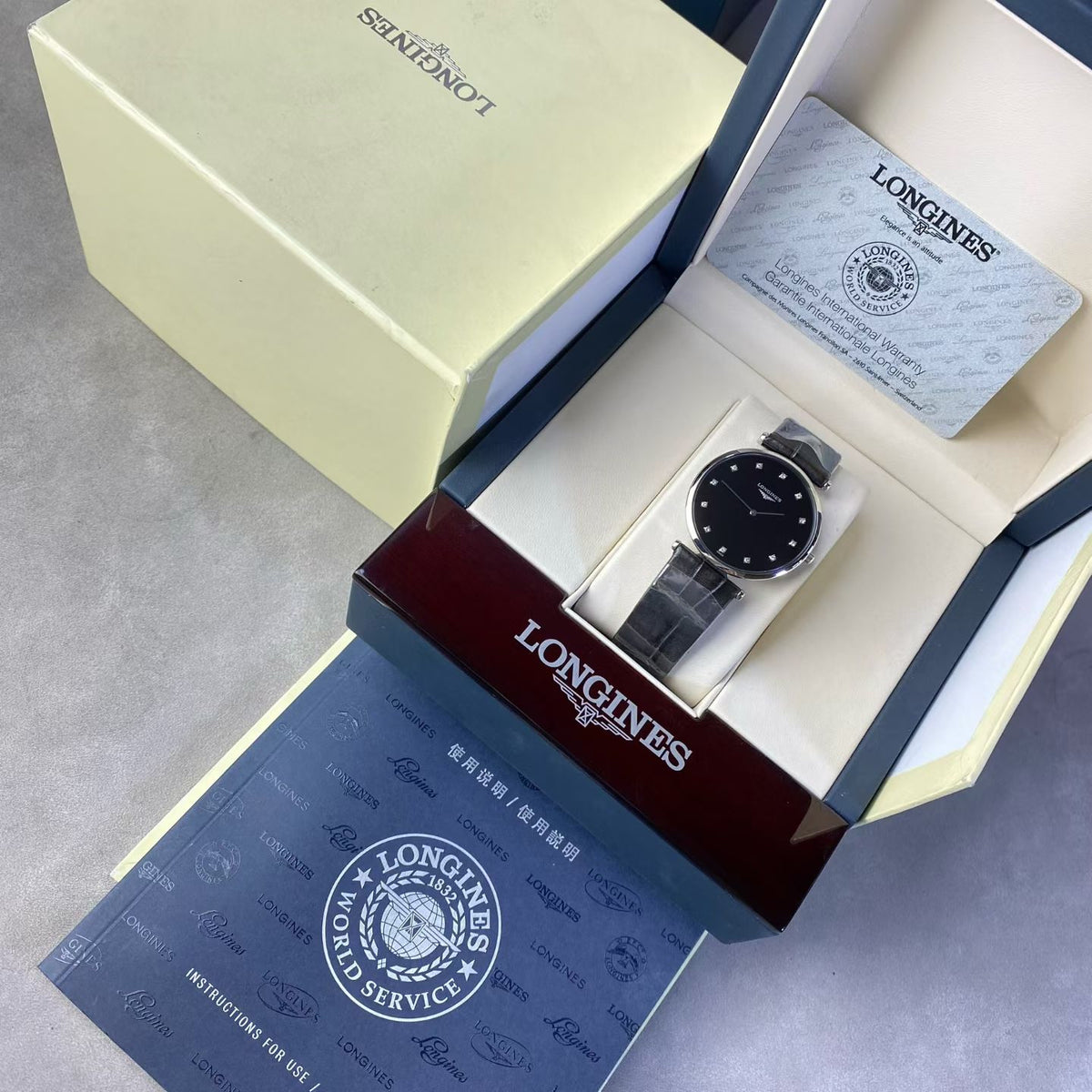 Longines La Grande Classique Collection by Jaquet Droz Quartz watch 36.00 MM L4.755.4.58.2
