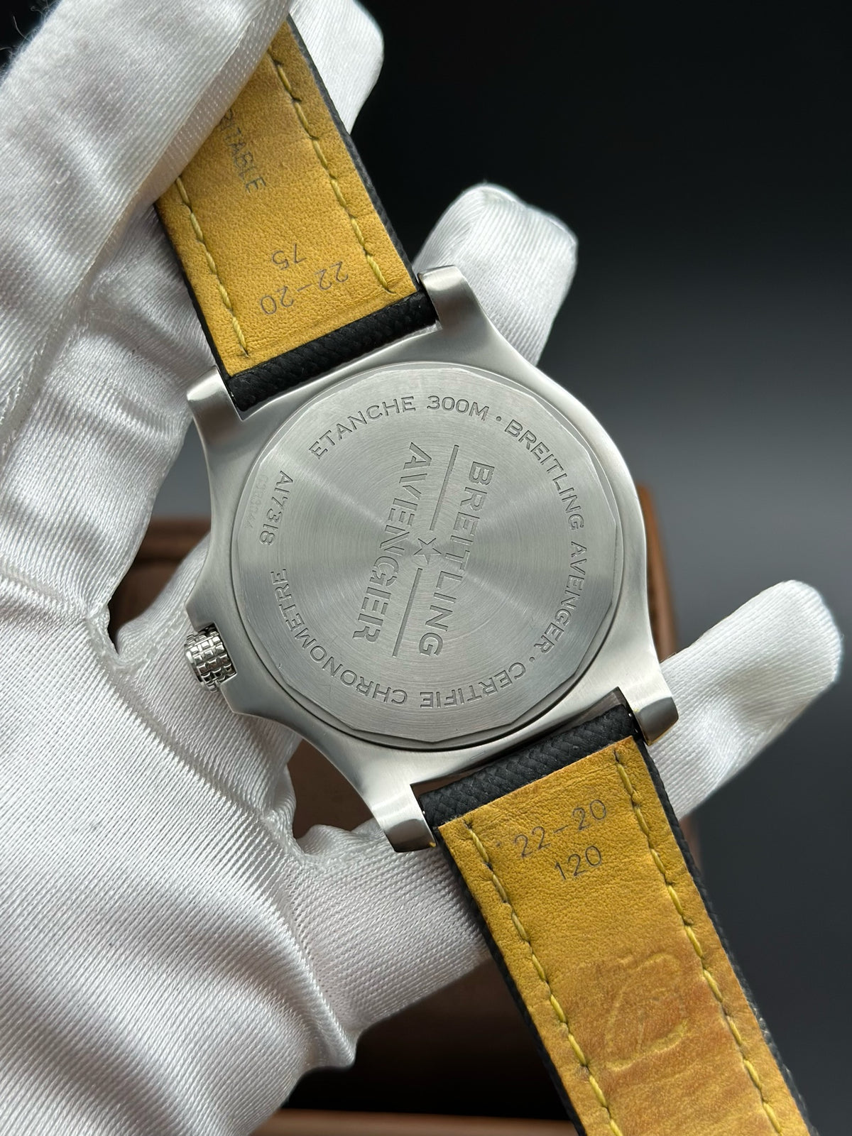 Breitling Canvas Black Automatic (self-winding) watch