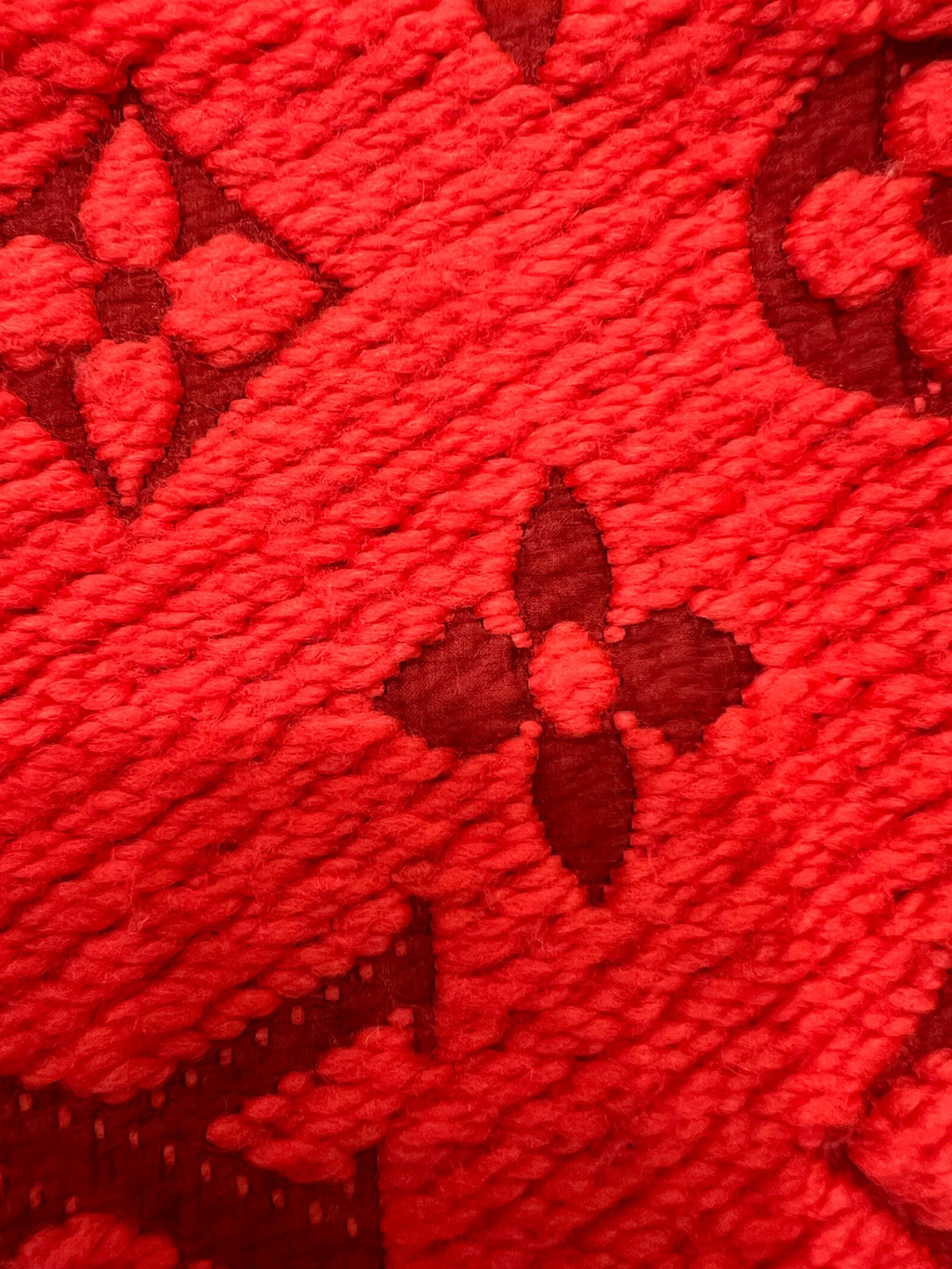 Louis Vuitton Red Scarf