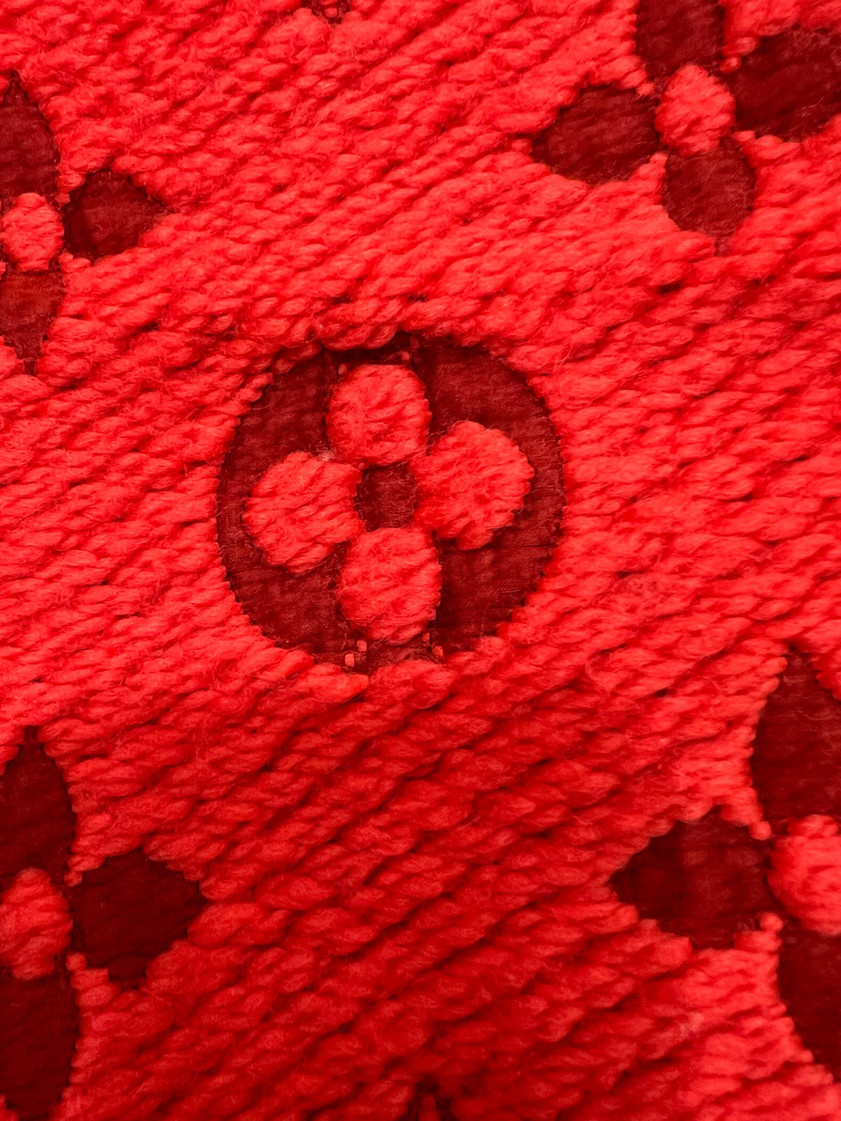 Louis Vuitton Red Scarf