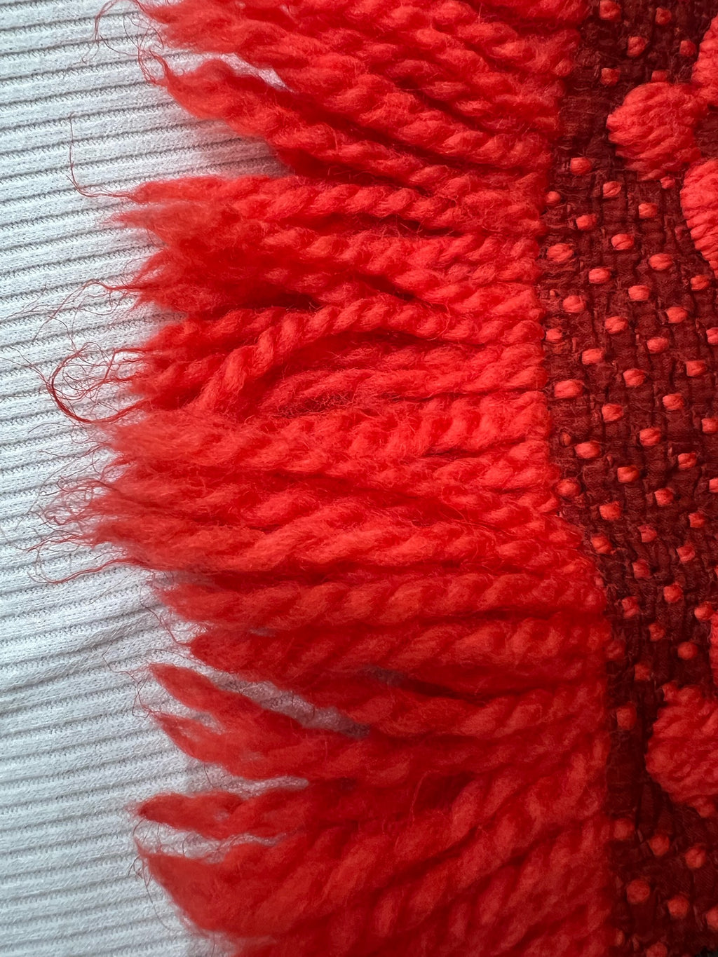 Louis Vuitton Red Scarf