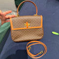 Celine Logo-printed cowhide travel makeup case Leather 4M1292CZJ.04LU