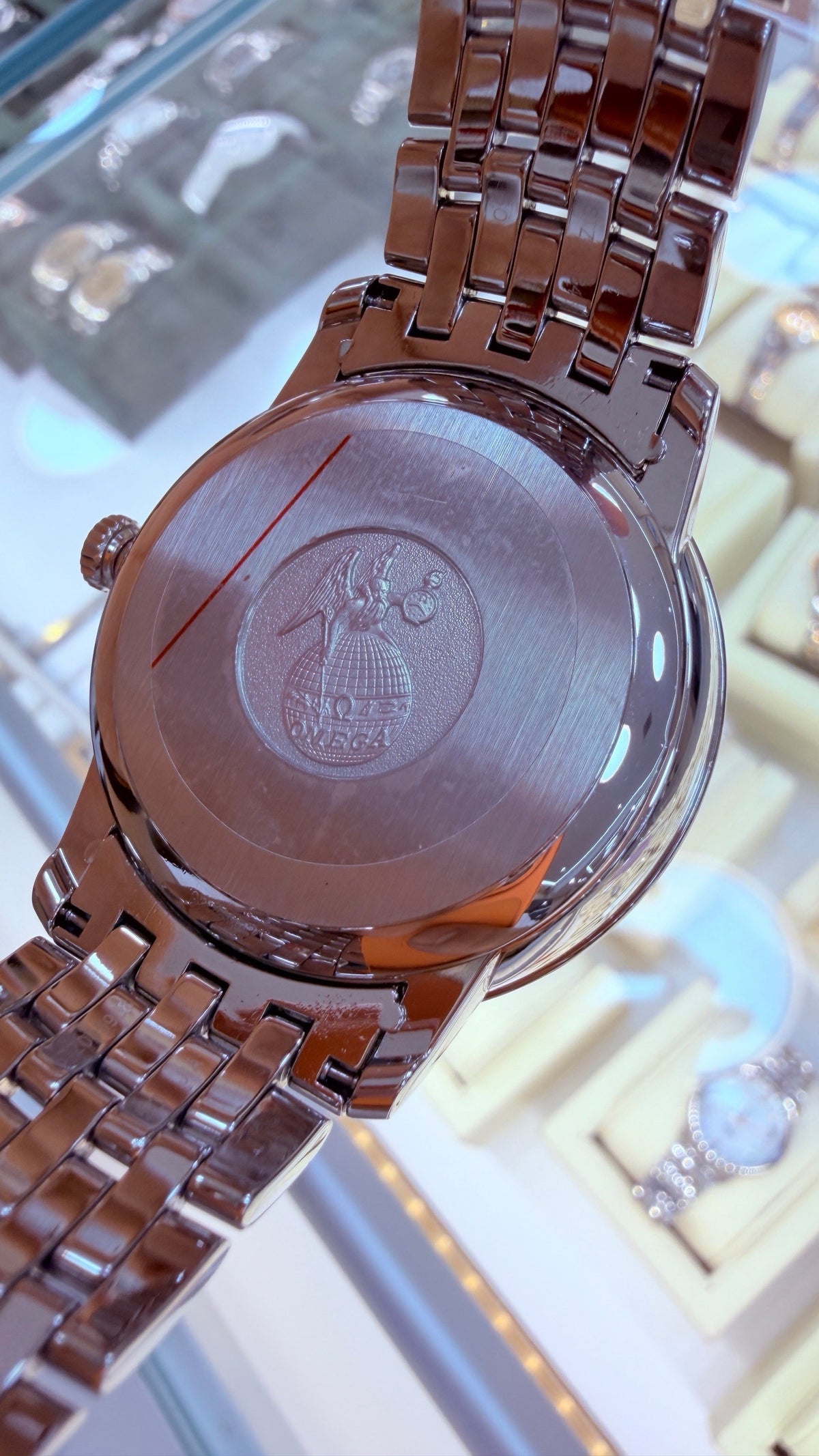Omega Flying Series Blue Automatic (self-winding) watch 39.5 424.10.40.20.03.004