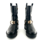 Versace Leather Black Lita boots