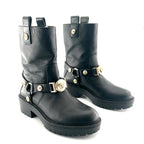 Versace Leather Black Lita boots