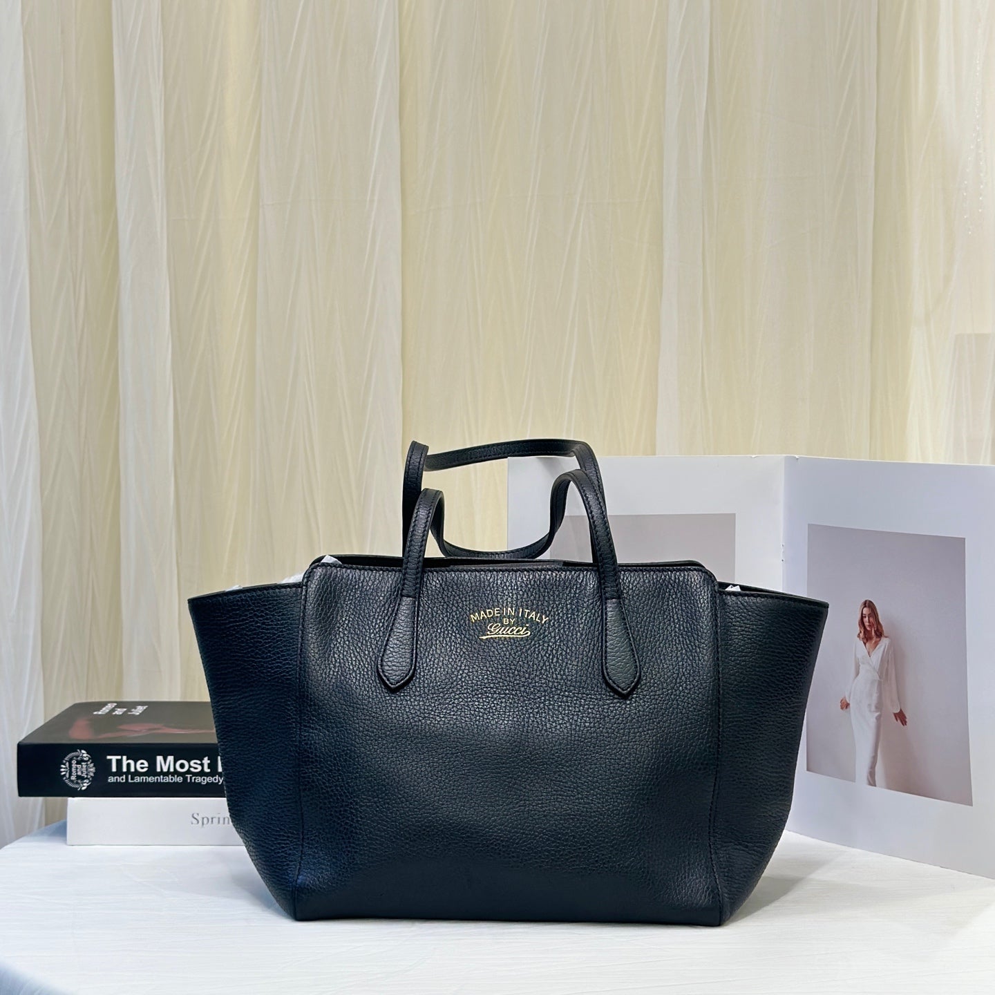 Gucci Black Length 27 x Width 15 x Height 24 cm