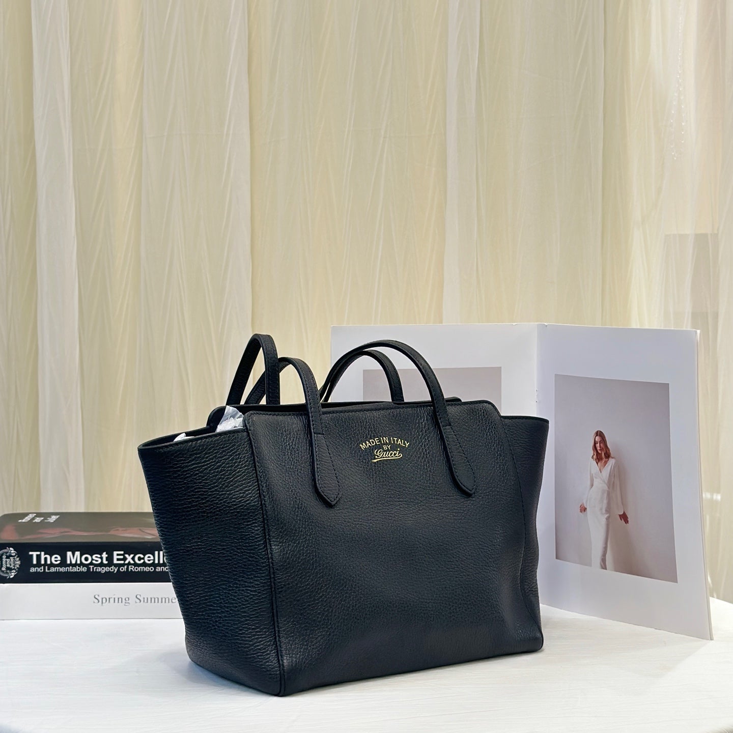 Gucci Black Length 27 x Width 15 x Height 24 cm