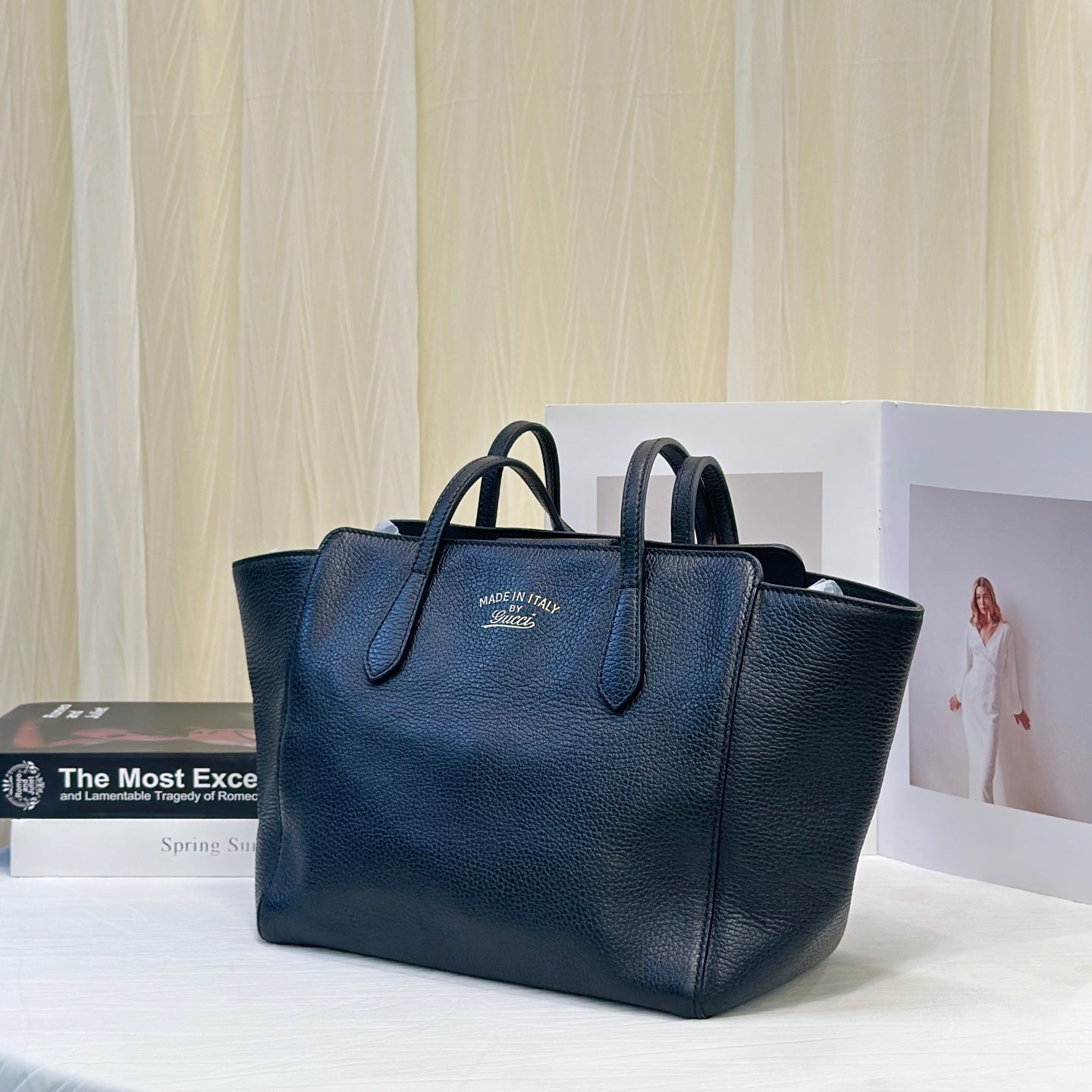 Gucci Black Length 27 x Width 15 x Height 24 cm