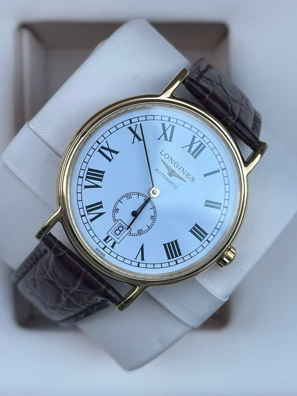 Longines Longines Fashion Collection White Automatic (self-winding) watch 38.50mm L4.805.2.11.2